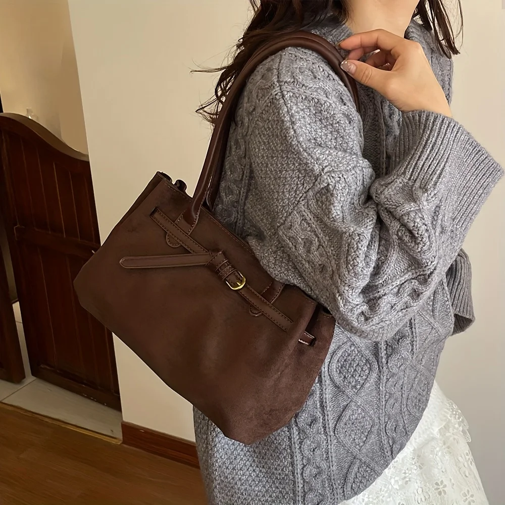 Retro Handbag Women's New Autumn and Winter High-End Fashion Shoulder Bag Large Capacity Commuting Tote Bags Женская сумка Bolso