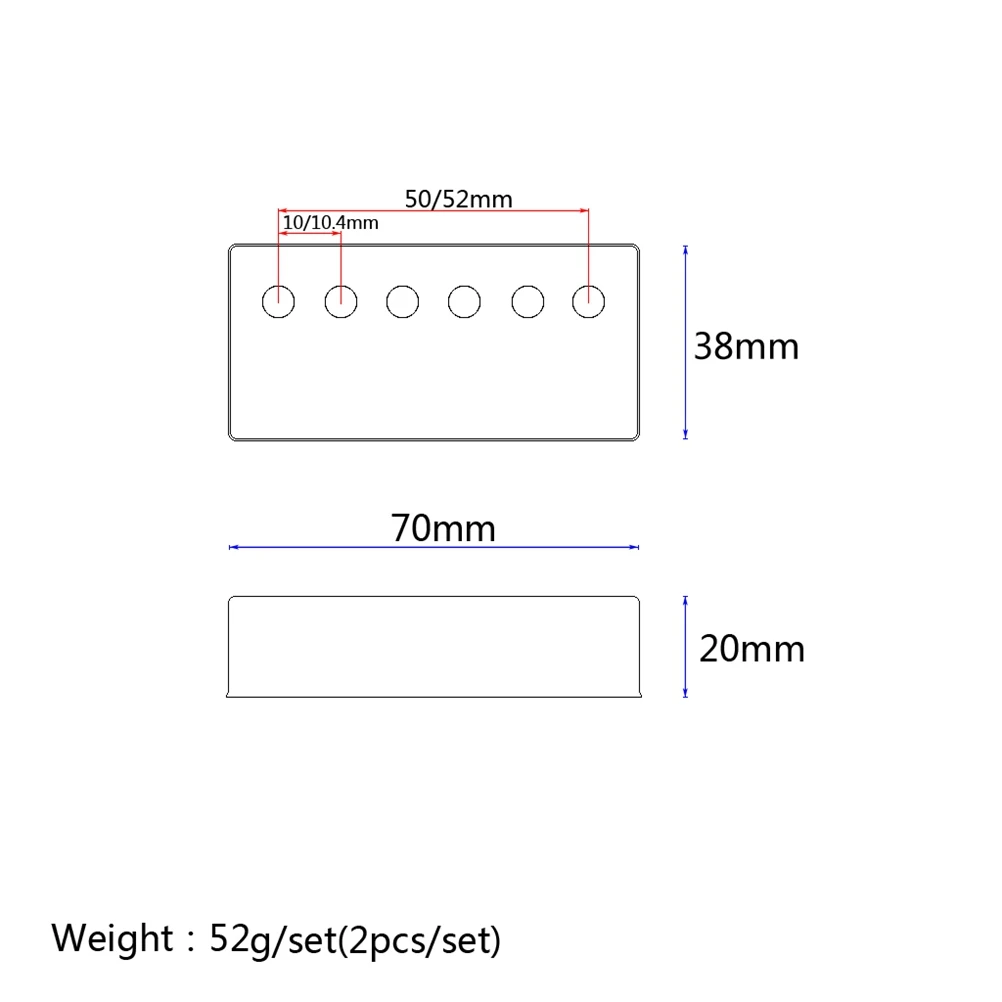 

Humbucker cover Pickup cover Electric guitar humbucker cover Electric guitar pickup cover Humbucker cover for electric guitar