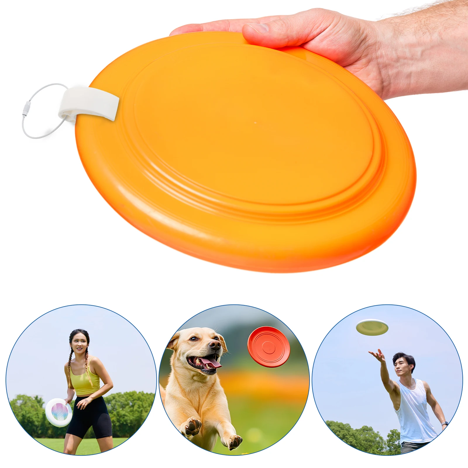 

3pcs Extreme Disc Holder Compact Flying UFO Clip Lightweight Portable flying disc clips disc hangers small