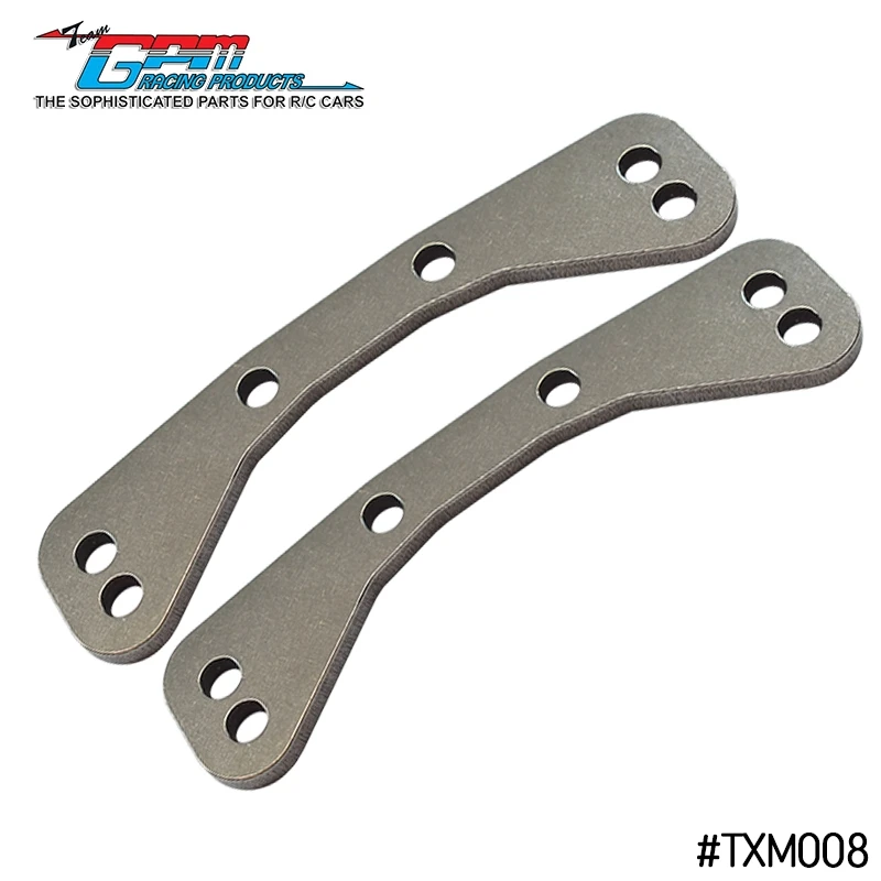 GPM Stainless Steel Front/Rear Upper Bulkhead Tie Bar For TRAXXAS 1/5 X-MAXX 6S/8S 1/6 XRT