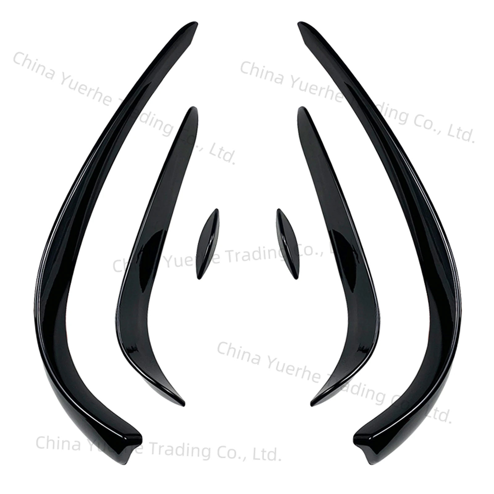 

Front Side Air Vent Cover Trim For Mercedes Benz C Class W205 2015-2018 C180 C200 C260 C43 AMG Sport Intake Frame Hood Splitter