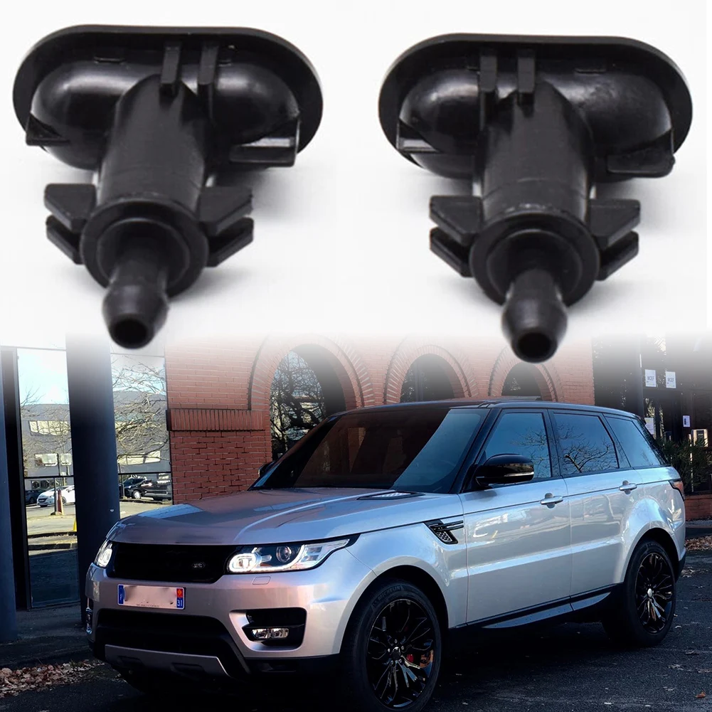 1 Pair Windshield Wiper Washer Spray Nozzle For Range Rover Sport L320 2010-2013 Windshield Washer Nozzle Wiper Water Spray Jet