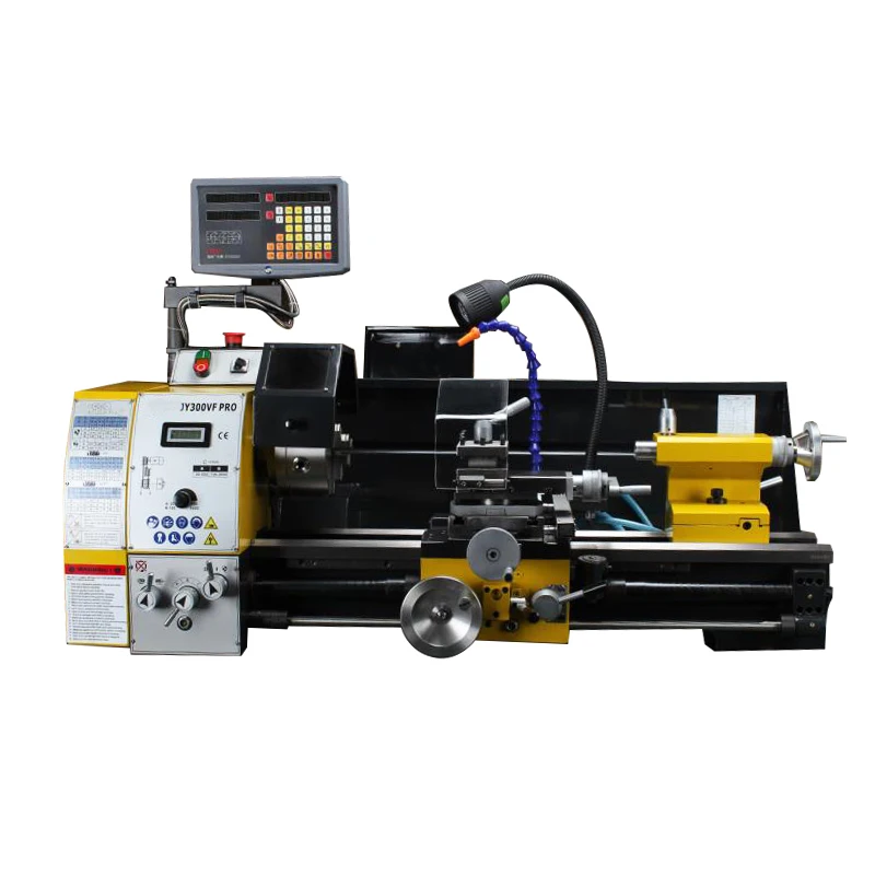 

JY300VF Mini Metal Lathe for Hobby and Education with CE Mesin Bubut Variable Speed Lathe Torno Para Metal