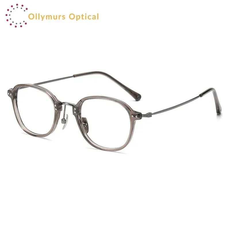 

Круглые очки с защитой от синего света для мужчин и женщин, модные очки с диоптриями, высококачественные оправы из ацетата и титана.