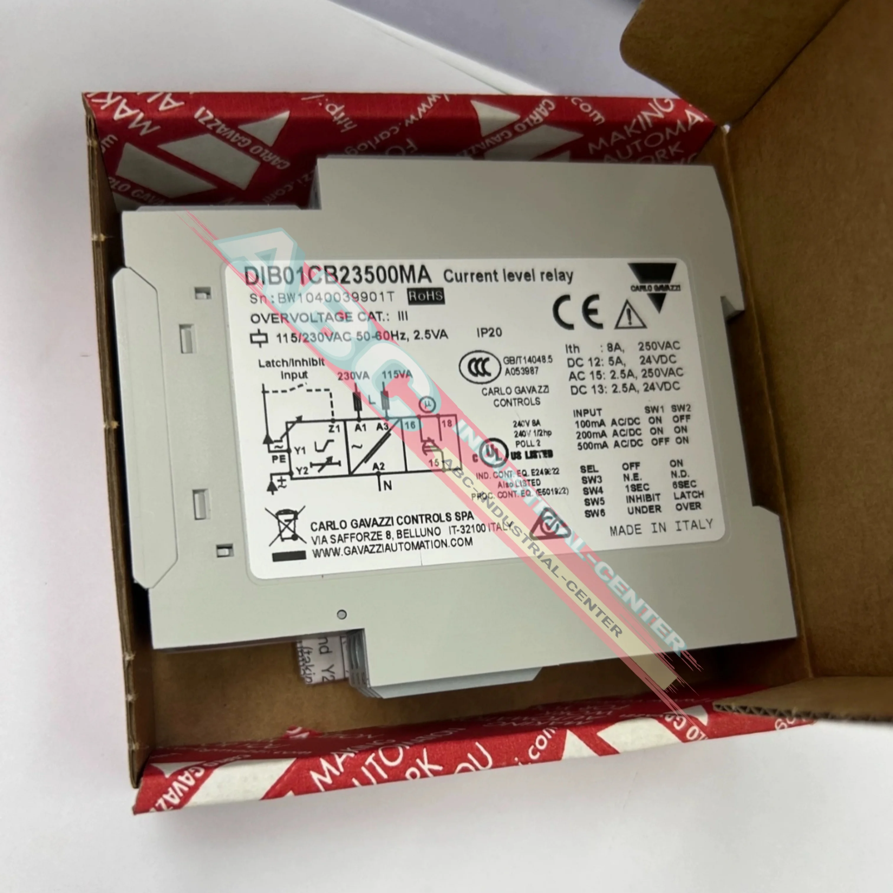 

Новое оригинальное реле тока DIB01CB235A DIB01CD4810A