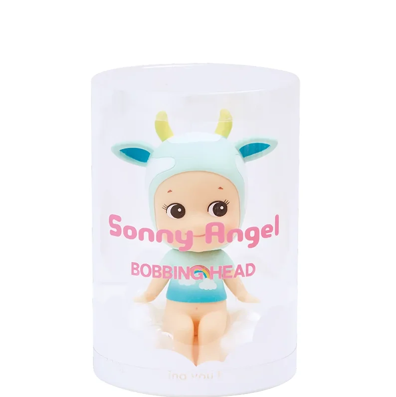 Sonny Angel Bobbing Head Doll Kawaii Angel Cloud Style Anime Figures Blind Box Celebrity Healing Car Ornaments Surprise Box Gift