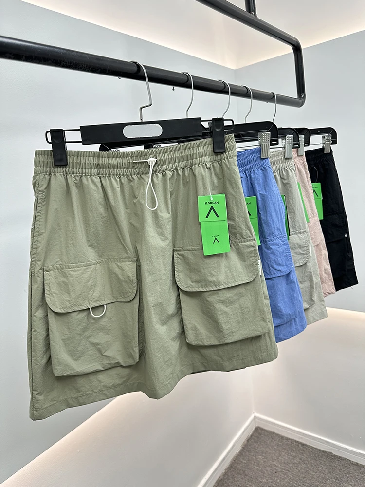 Outdoor Workwear Women's  Skirt Quick Dry Elastic Waist Skirt Large Pocket A-Line Skirt Summer Collection Nylon Fabric