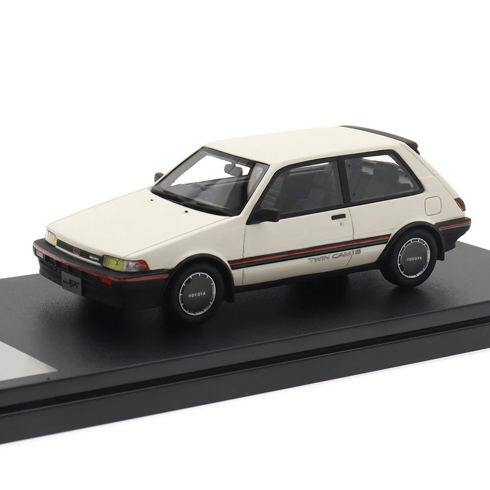 Hi-story Marke Modellautos Maßstab 1/43 COROLLA【FX-GT (1984)】Harz Auto Spielzeugfahrzeuge Metall Modellauto Dekoration Kinder Geschenk Junge