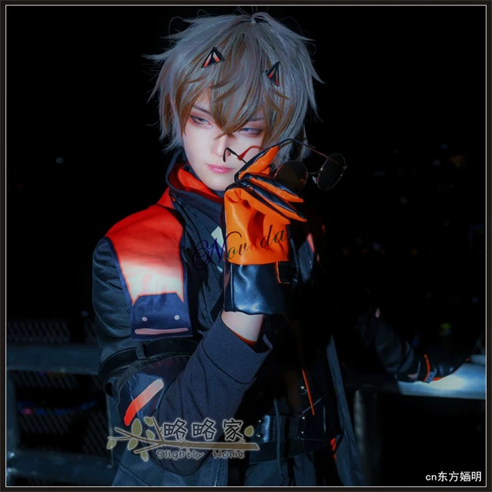 Anime Vtuber NIJISANJI Nocytx Alban Knox Game Suit Handsome Jacket