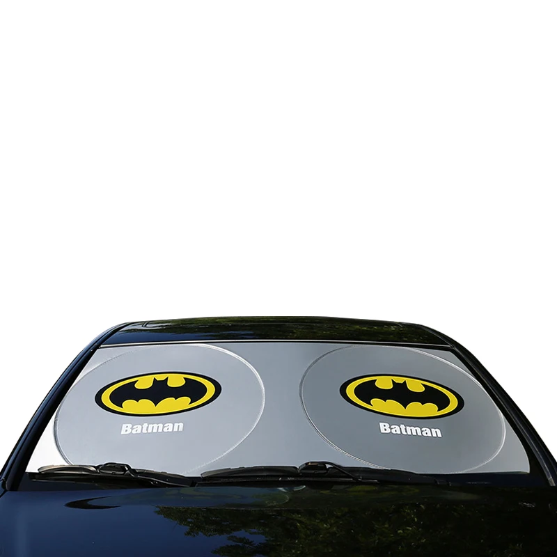 Batman Car Sunshade Car Front Windshield Sun Shade Front Gear Decorative Cartoon Anime Uv Protection Insulated Car Accessories