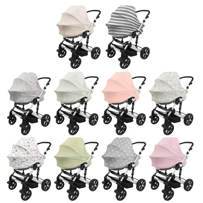 

U13F Soft & Stretchy Baby Car Sleeve Comfortable Nursing Towel Newborns Carrying Basket Protector Sleeve Guard