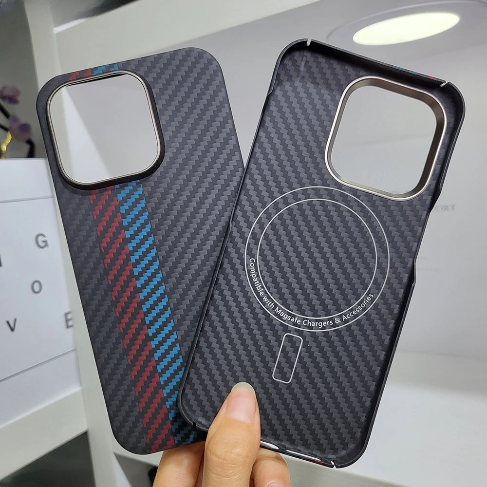 

Dropshipping Color Aramid Carbon Fiber for IPhone 15 Pro Max Ultra Thin Business Phone for IPhone 15 Pro Max Hard CASE Cover