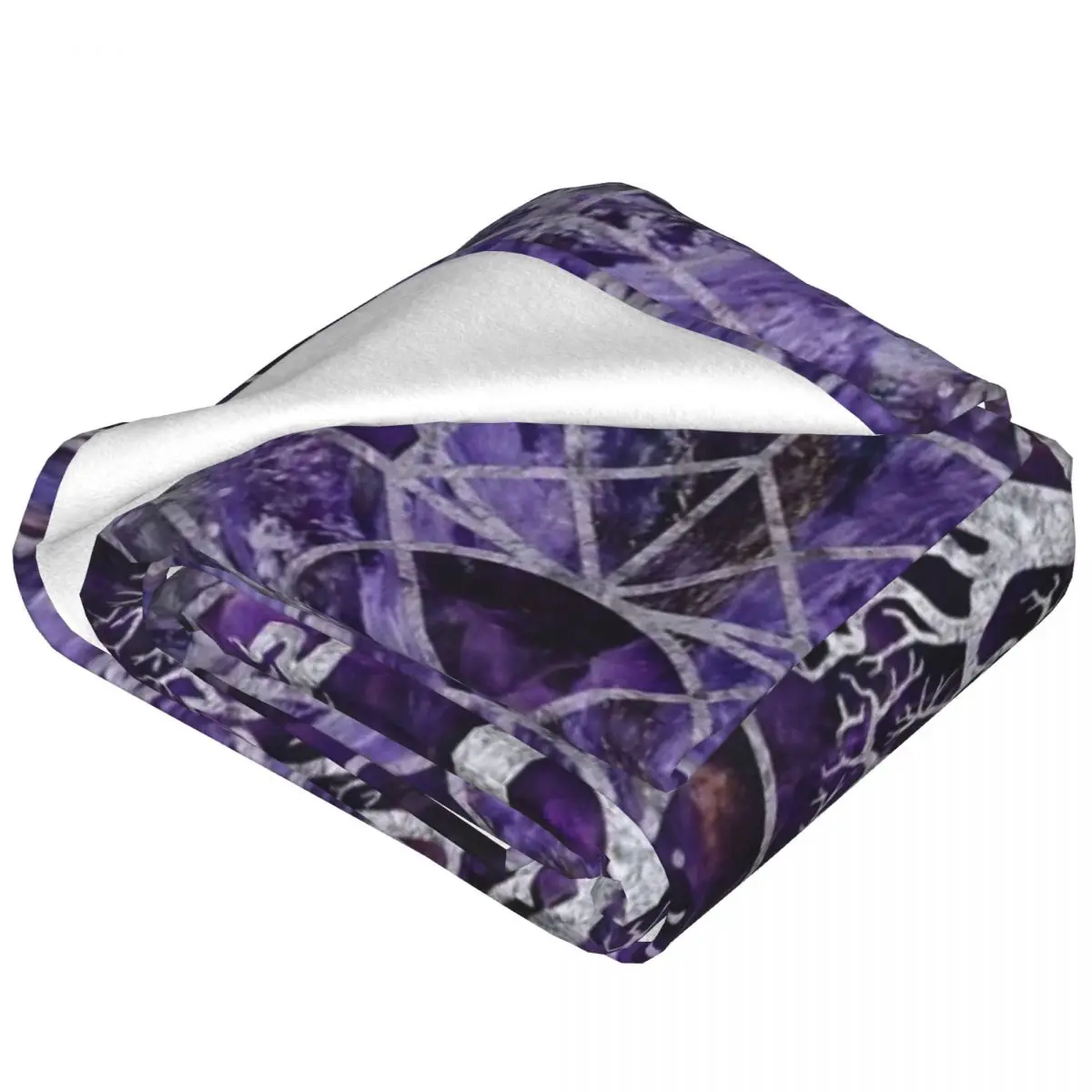 Tree Of Life With Triquetra Amethyst Four Seasons Universal Blanket Fireplace Can Be Covered Father's Day Gift