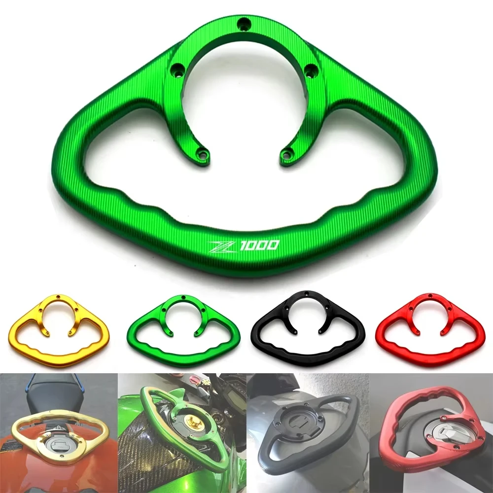 

For KAWASAKI Z1000 2006-2015 07 08 09 10 11 12 13 14Motorcycle CNC Aluminum Fuel Tank Armrest Passenger Handle Grips Accessories