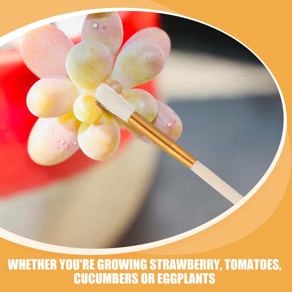 

6 Pcs Pollinator Pen Soft Wool Tip Fruit Tree Vegetable Flower Hand Tools Gardening Aids Plant Cultivation Accessories