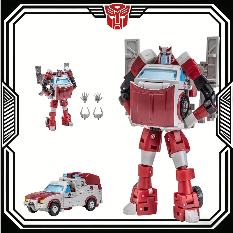 

In Stock NEWAGE NA H65A Action Figure Small Scale Red Hoist Ratchet Animated Style Transformable Toy garage kit Anime Cartoon