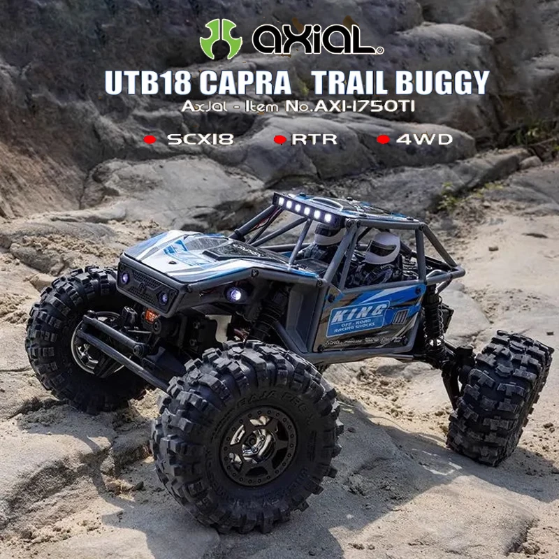 AXIAL UTB18 Capra Crawler Trail Buggy RTR 4WS 4WD 1/10 RC Electric Remote Control Model Car Rock Crawler Adult Children's Toys