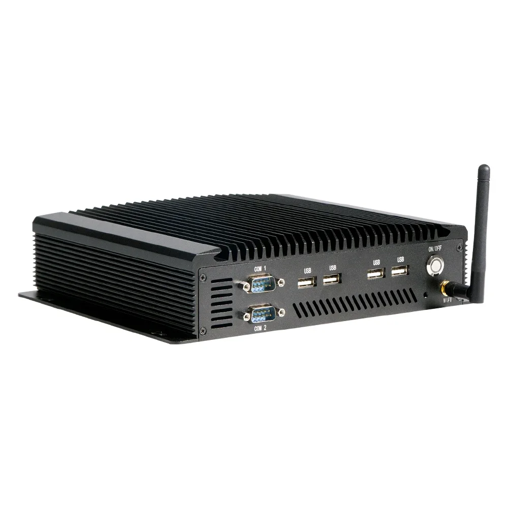 Bestview Fanless Embedded Mini Box Desktop Micro Computer DC 12V J1900 4GB 64GB ITX Mainboard 4G/Wifi Industrial Mini PC