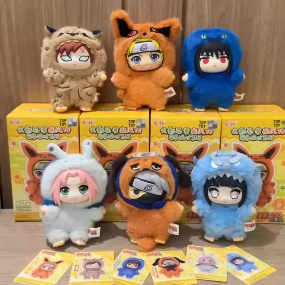 

Original Eaki Naruto Blind Box Shippuden Beast Party Series Plush Doll Cute Hand-Made Custom Gift Ornaments For Men And Women