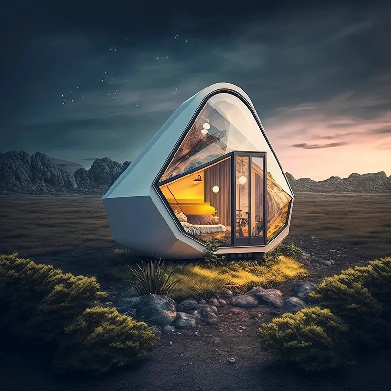 Alien Space Capsule Outdoor Homestay Mobile Camping Hotel Smart