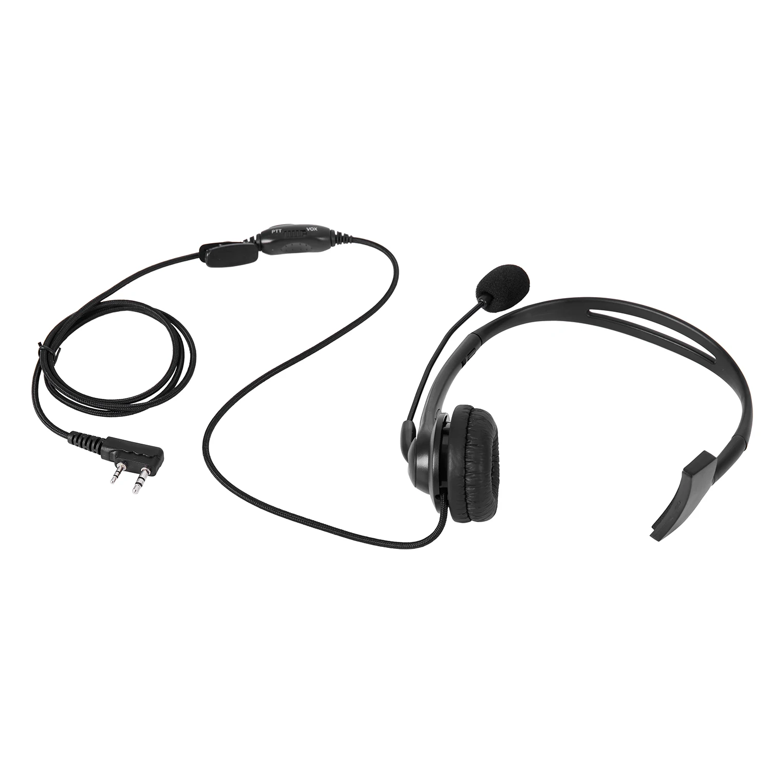 2 PIN PTT Mic Headphone Headset for KENWOOD RETEVIS BAOFENG UV5R 5R/888S