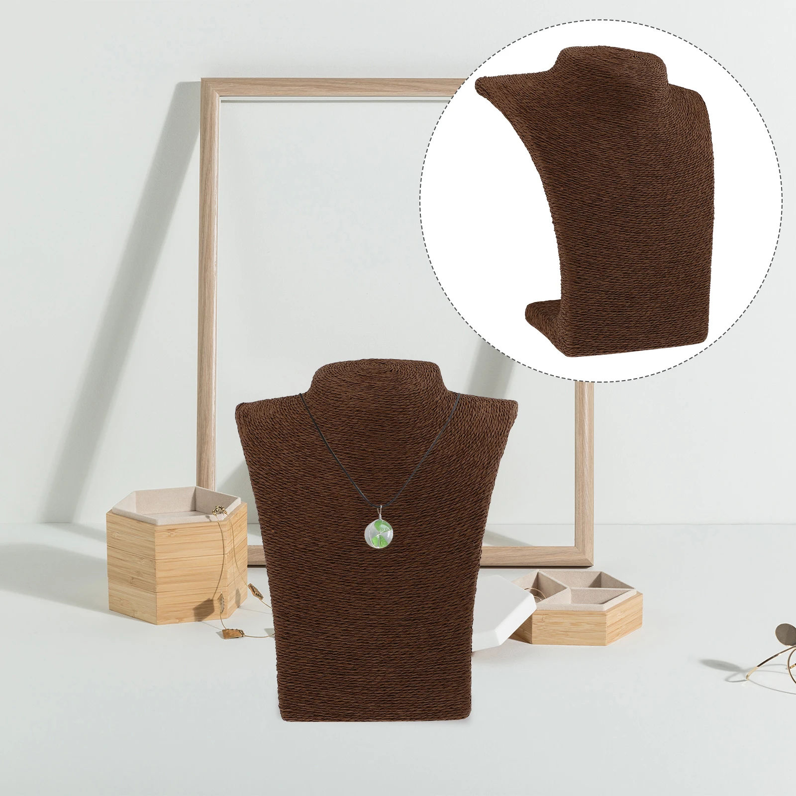 

Портретный держатель для ожерелья, органайзер для демонстрации ювелирных изделий, стойка для сережек, подставка для бюста, вешалка из пенопласта высокой плотности