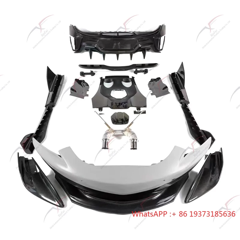 Car Bumper Modification 600LT New Carbon Fiber Kit Suitable for McLaren 570S Body Kit Car Parts