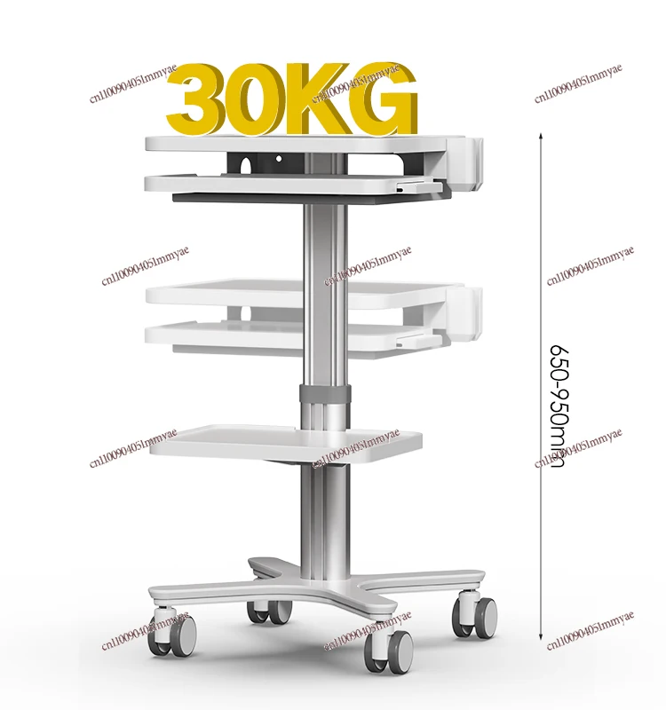 

Aluminum Alloy Hospital Medical Trolley Nurse Mobile Computer Laptop Medical Workstation Cart OEM Manual Type Stand