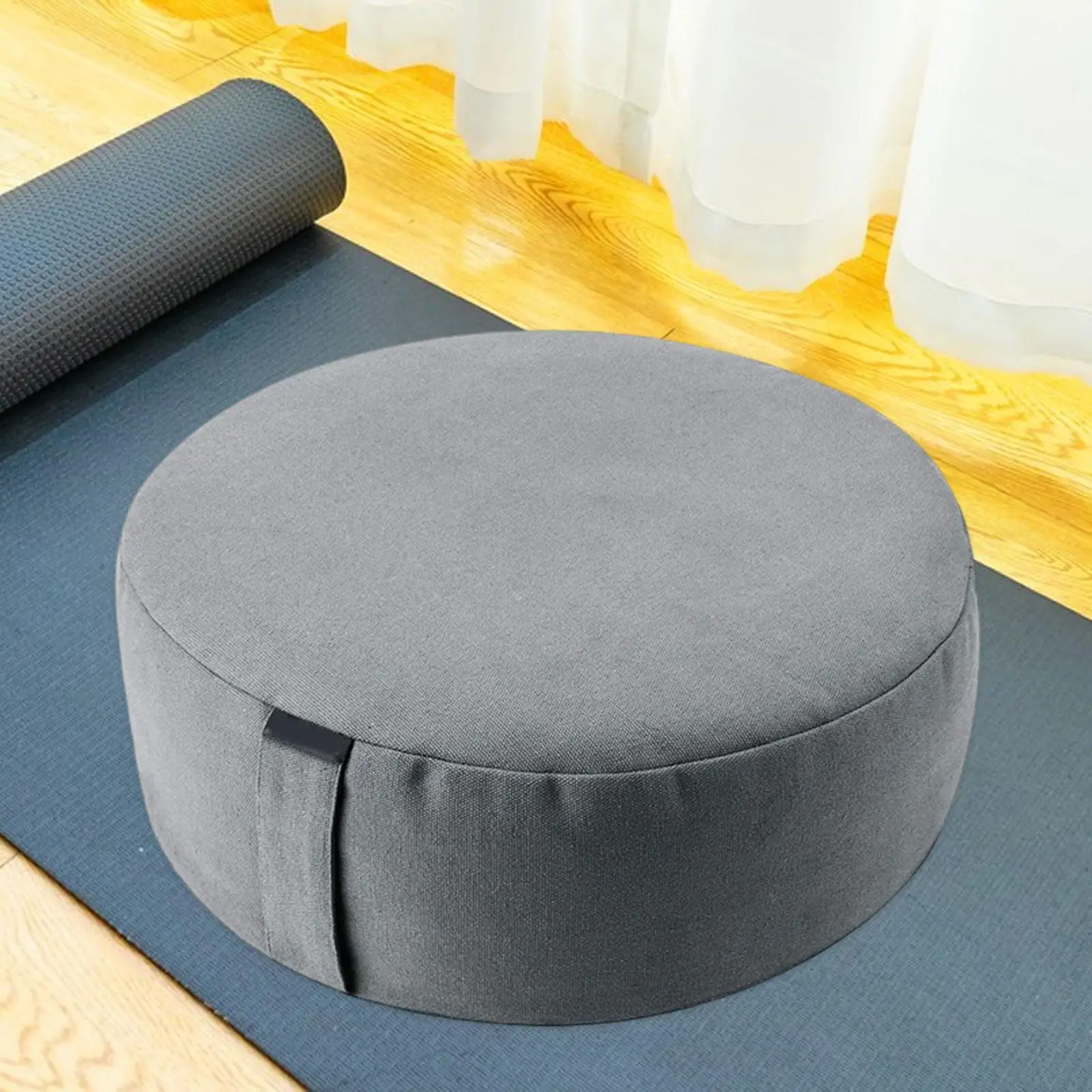 PP Cotton Meditation Cushion Comfortable Round Yoga Pillow Portable Yoga Cushion For Sitting On Floor
