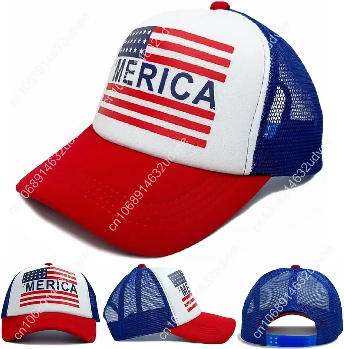Baseball Caps 4th of July Hat Fourth of July Accessories Outfits for Women USA Hat Trucker Hat 4th of July Accessories for Women