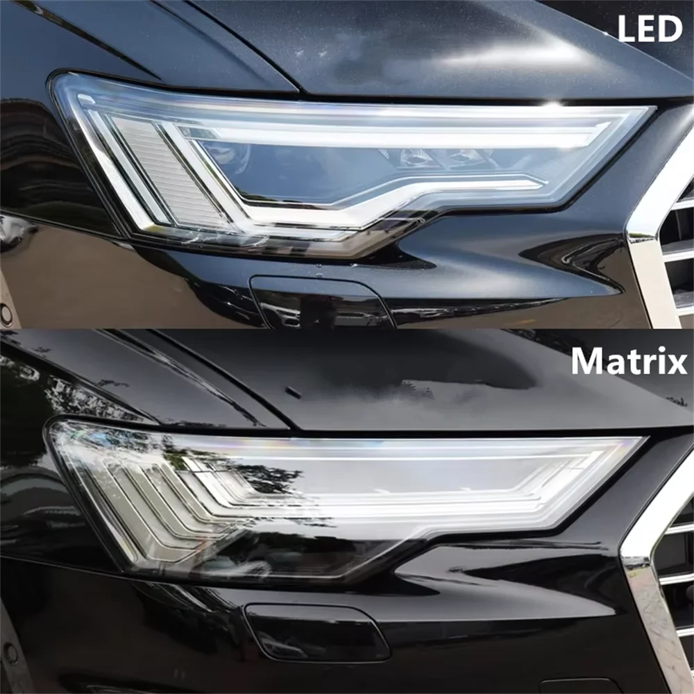 Headlight Base For Audi A6 C8 2019 2020 2021 Headlamp House Car Rear Base Front Auto Headlight Back House