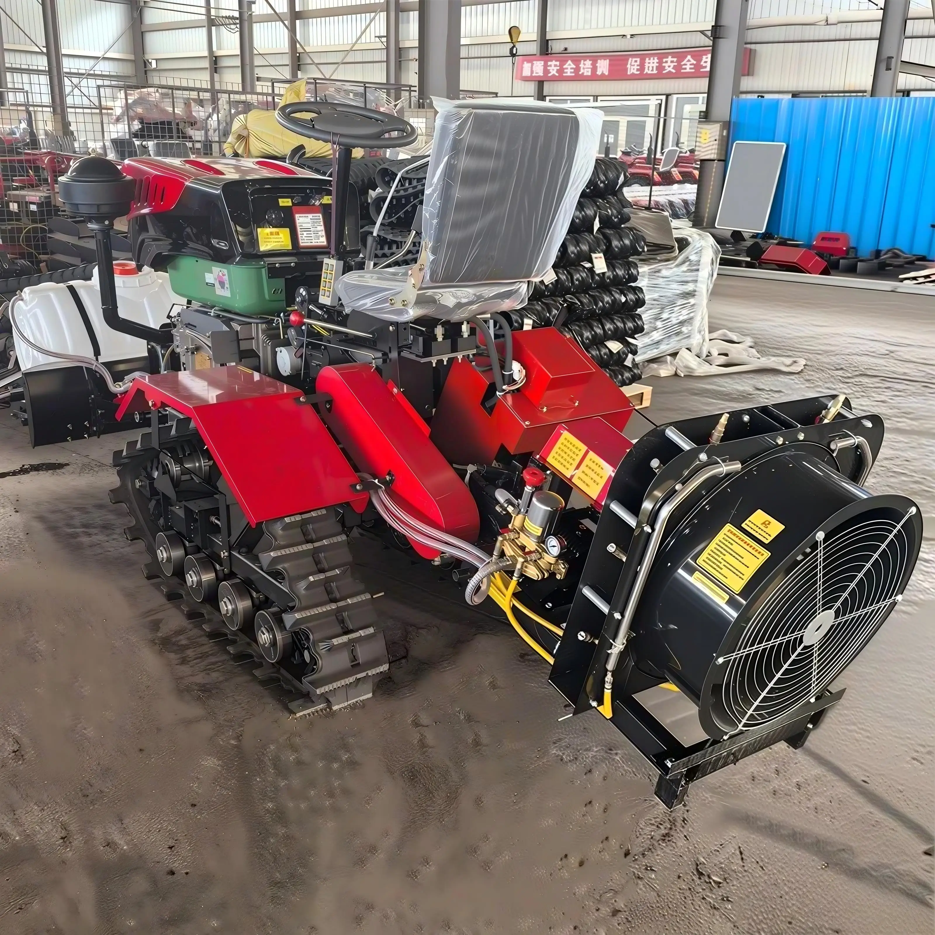 Ride on Rotary Tiller Garden Mini Tractor Agriculture Equipment With Hitching Tool Rotavator Cultivator Machinery Factory Supply - view 5