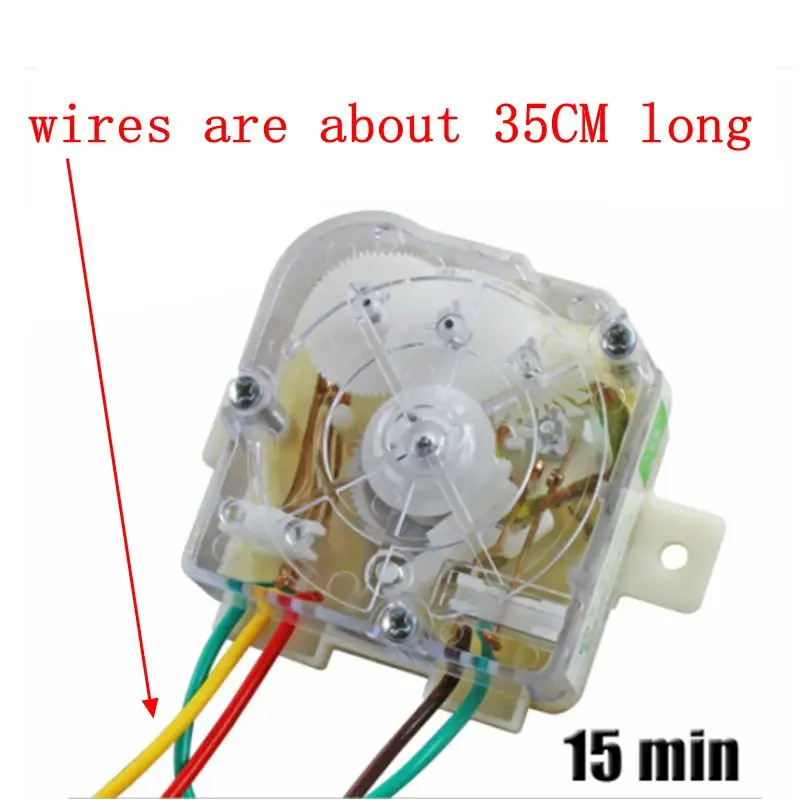 3 wire 15 minutes Hole Distance 68mm washing machine timer switch Wash timer Semi-automatic double-cylinder washing machine