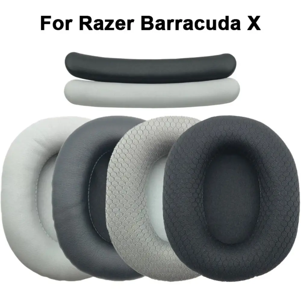 2Pcs Schaum Schwamm Ohr Pads Ohrpolster Headset Ersatz Ohr Kissen Zubehör Kopfhörer Headset Ohrenschützer für Razer Barracuda X