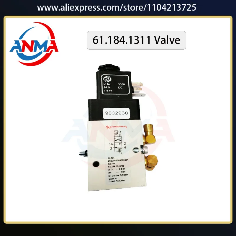 High Quality Copper Head SM102 SM74 CD102 Printing Machine Solenoid Valve 61.184.1311