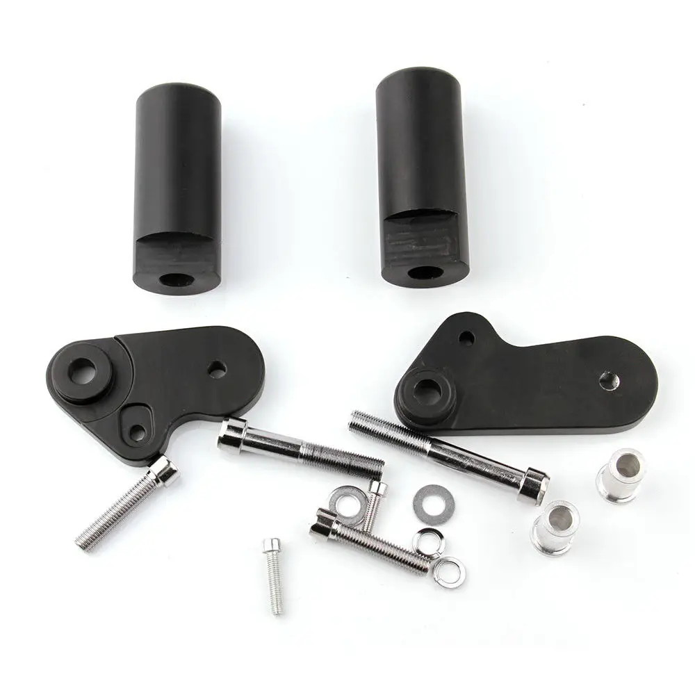 Voor 2009-2015 Yamaha YZF R1 YZF-R1 yzfr1 2010 2011 12 13 2014 motorfiets geen Cut Frame Slider Crash Protector Zwart/Carbon