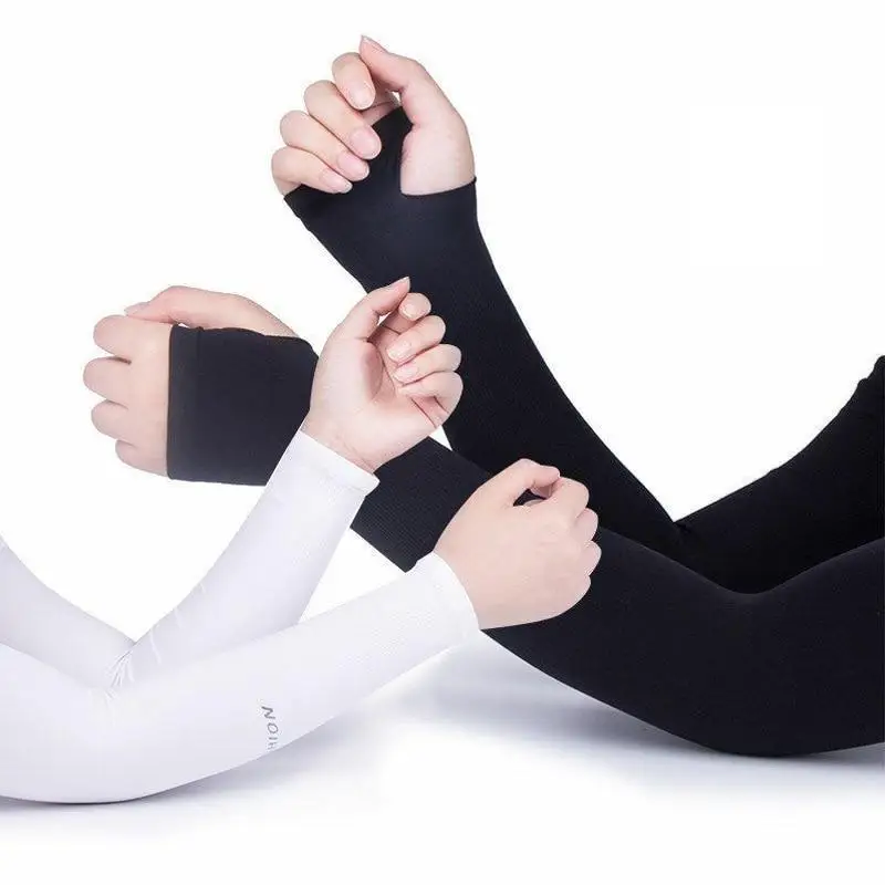 1 Pair Universal Arm Sleeves for Men Women Sun Protection UV Running Fishing Cycling Skiing Support Practical Sleeves