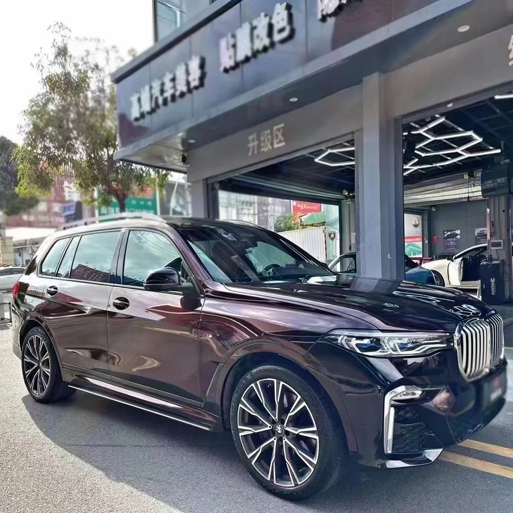 

ПЭТ-лайнер с бриллиантами, черный, красный, полностью автомобильная виниловая пленка, цветная пленка для переключения передач, PPF, автомобильная пленка