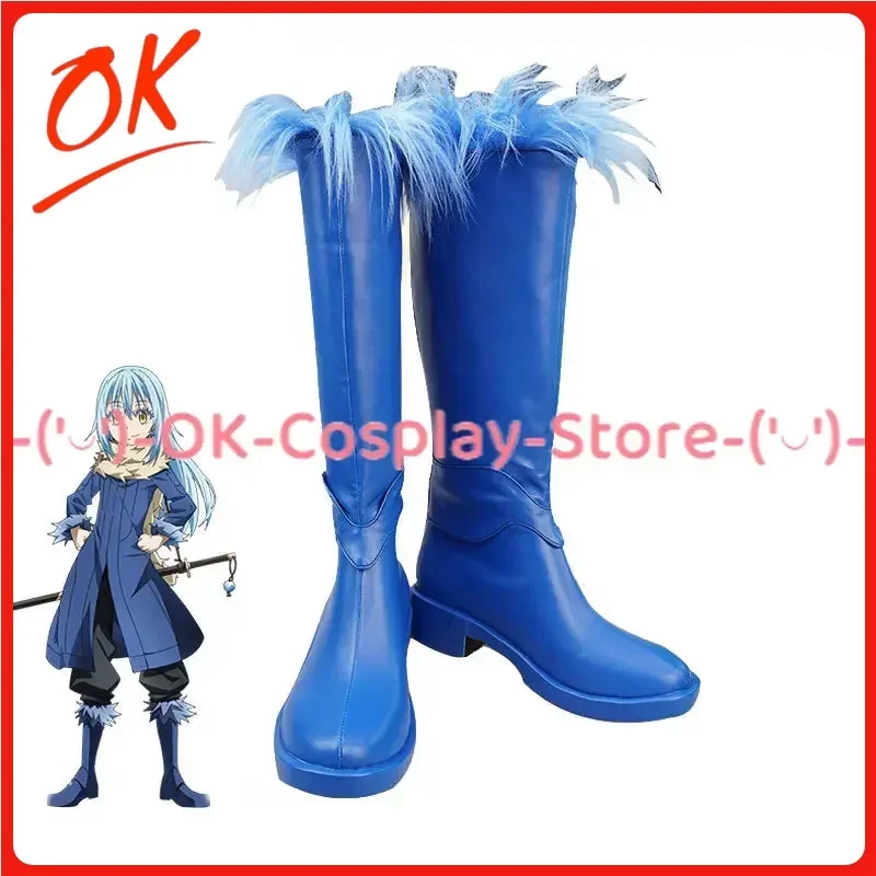 

[Индивидуальные] Rimuru Tempest, обувь для косплея, реквизит для ролевых игр в стиле аниме, Хэллоуин, карнавал, праздничная вечеринка, ботинки из искусственной кожи