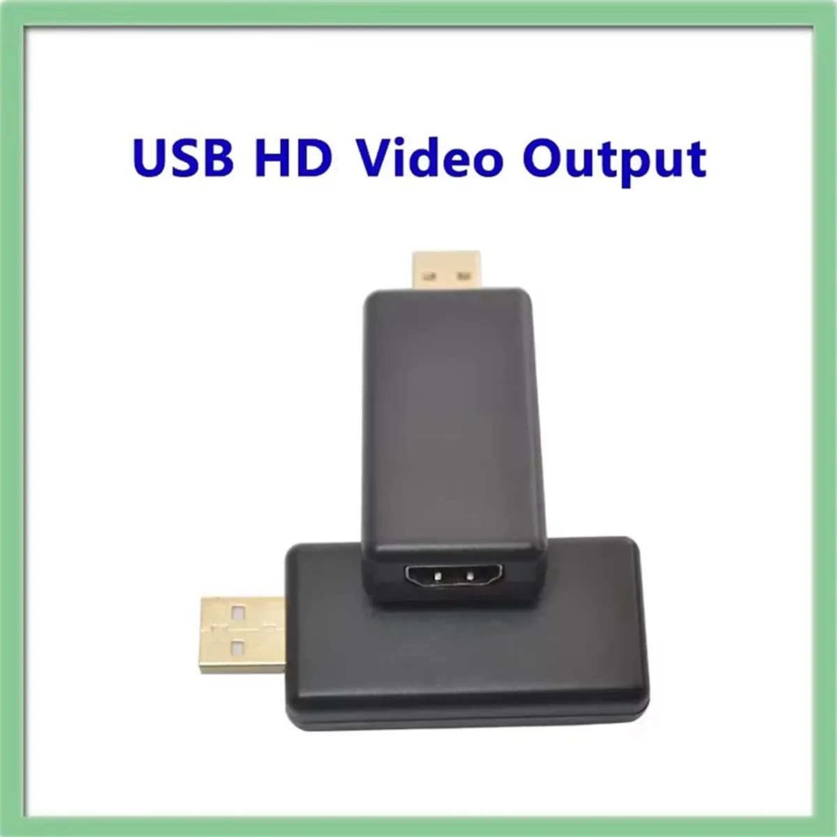 USB to HDMI Adapter USB to -Compatible Adapter High-Speed Video Output Interface for Android Multimedia and TV Players