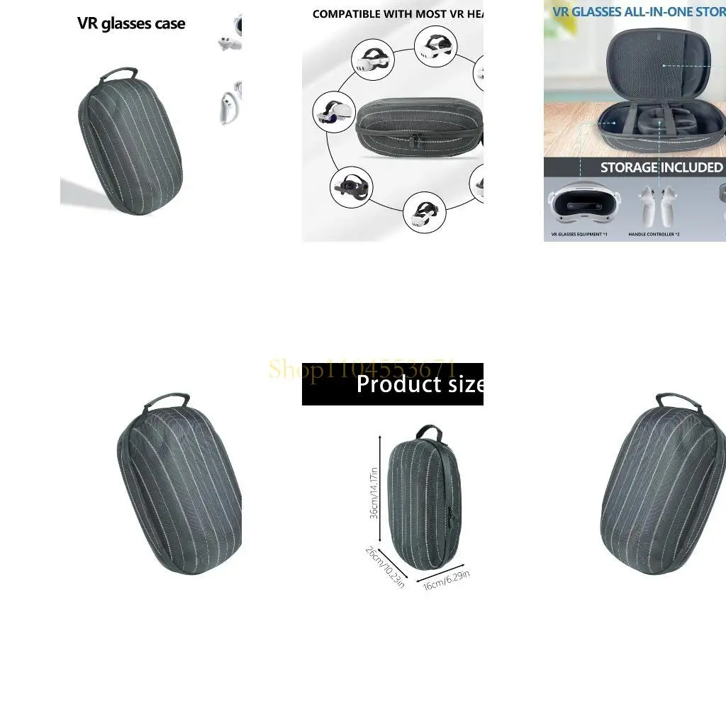 

Best Seller Portable Hard Shell Case For 4 Glasses Impact Resistance Box