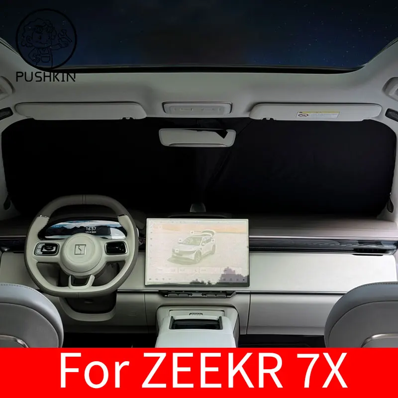 

FOR ZEEKR 7X 2025 2026 Car Windshield Sunshade Cover Anti UV ProtectionFoldable and easy to store Accessories