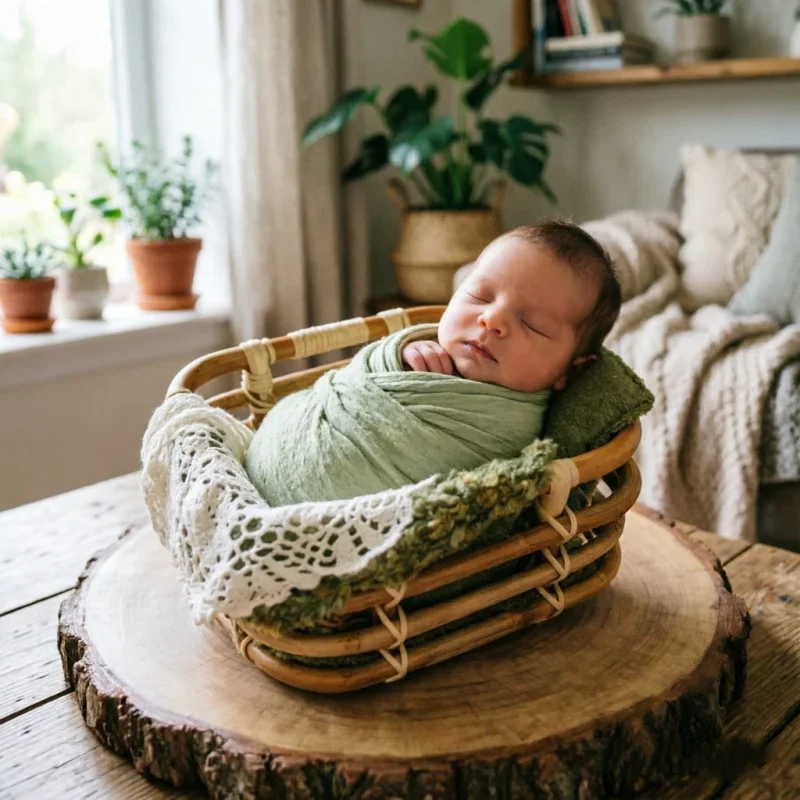 rattan-baby-decor-bed-basket-handmade-vintage-style-newborn-prop-infant-accessory-for-indoor-baby-studio-portrait-shooting-tool