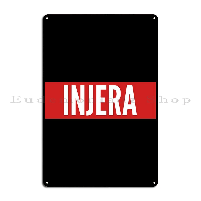 Injera Habesha Eritrea Pro Metal Plaque Poster Decoration Wall Decor Vintage Printed Cinema Tin Sign Poster