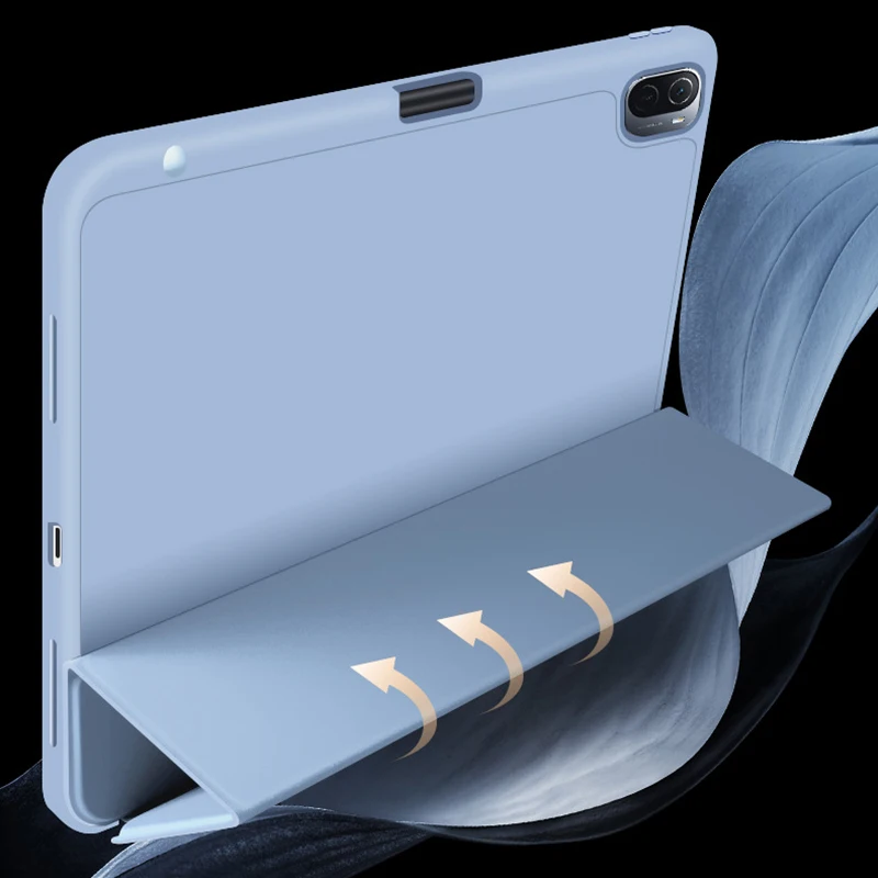 For Xiaomi Pad 6 11 Case with Pencil Holder Mi pad 6 pro Case Funda for Redmi pad 10.6 10.61 Smart Auto Wake up and Sleep Cover