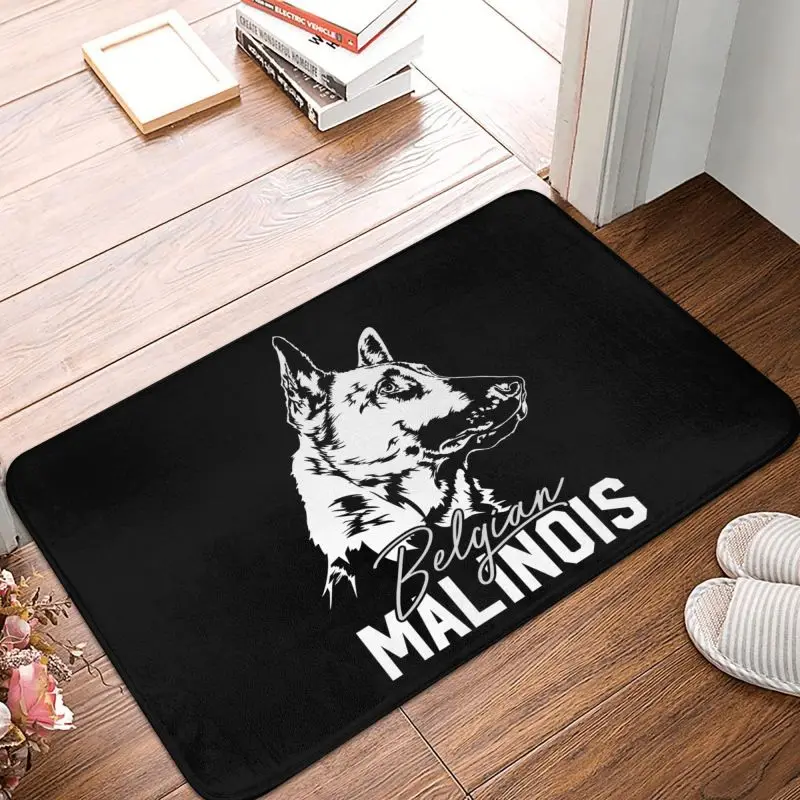 Belgian Malinois Dog Doormat Anti-Slip Entrance Room Door Floor Mat Mechelaar Shepherd Dog Bedroom Balcony Carpet Rug