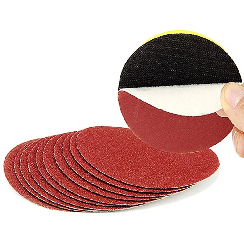 4/5/7Inch Sanding Discs Hook & Loop Adhesive Sandpaper 40-2000 Grit Sanding Paper Disc for Abrasive Drill Grinder Rotary Tools