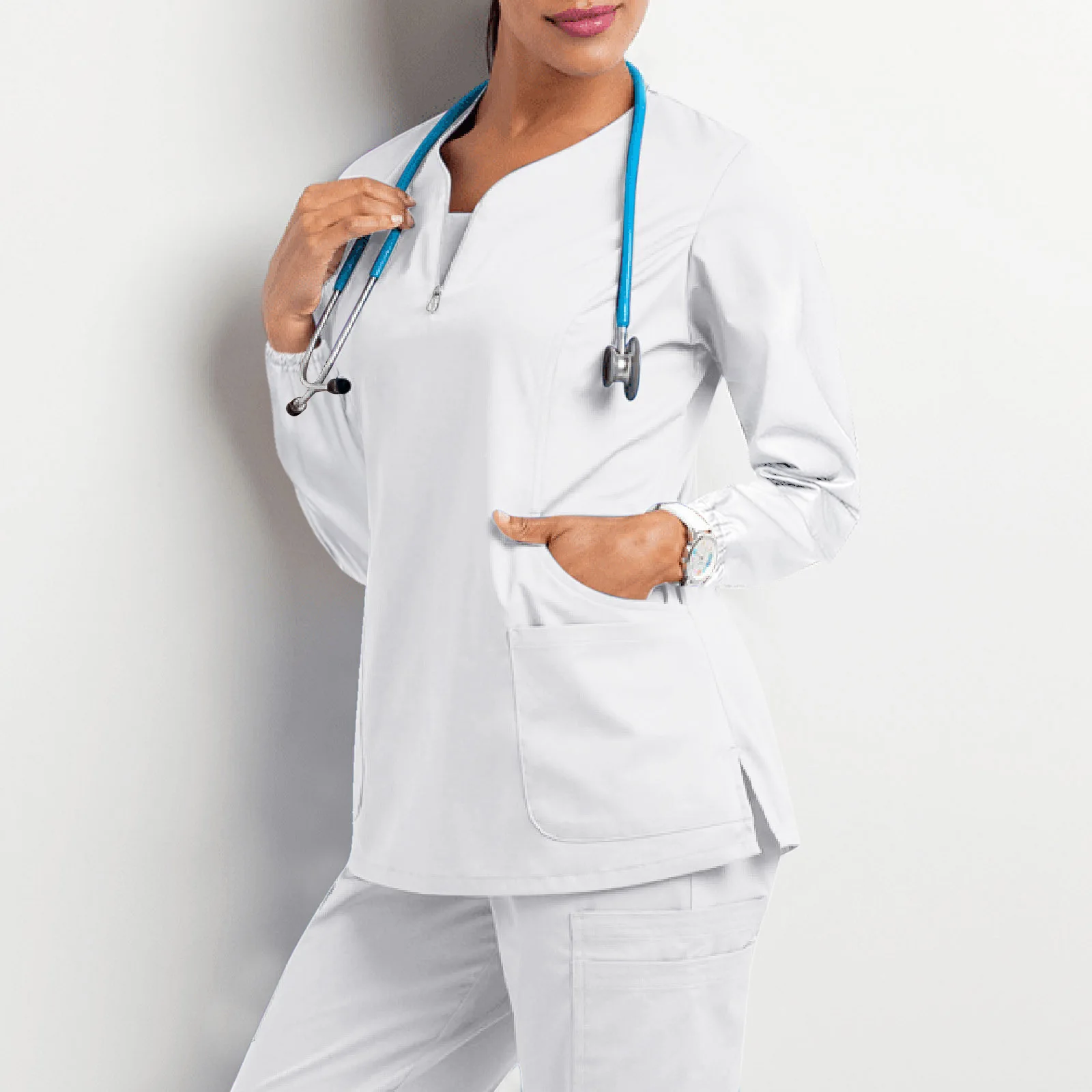 Autumn and Winter Operating Room Hand Washing Uniform Women's Long-sleeved Workwear Nurse Surgeon Isolation Overalls