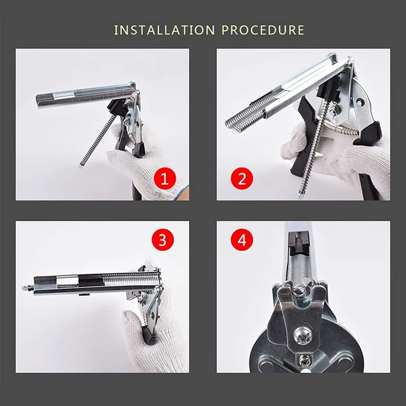 Набор плоскогубцев для гвоздей ABXF-Type M Hog с 2400 шт. зажимами M для крепления забора, установки обивки, клетки для животных, желтый