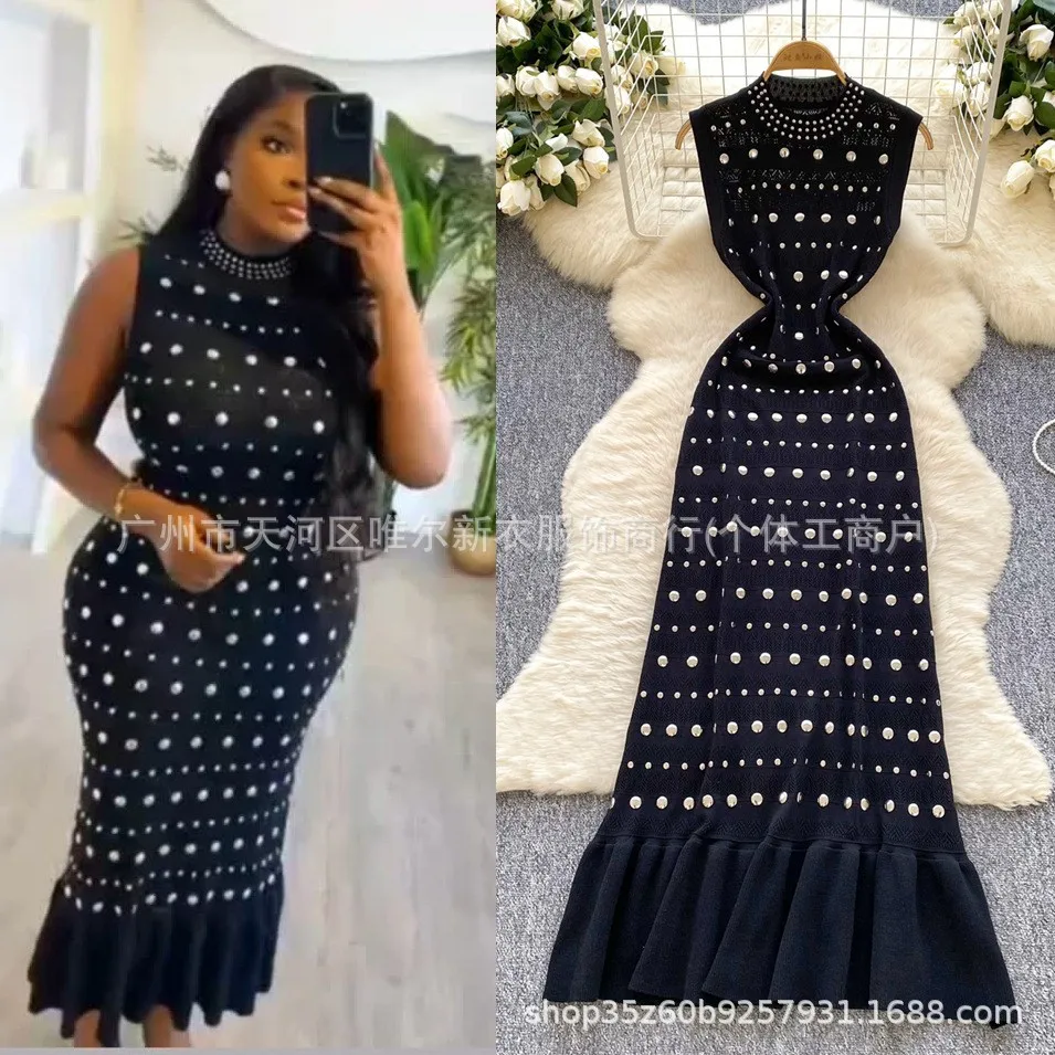 

Fishtail Dress Women Dresses Bodycon Sexy Slim Fit Vestidos Streetwear Stand Collar Sleeveless Elegant Y2k Party Club 2025